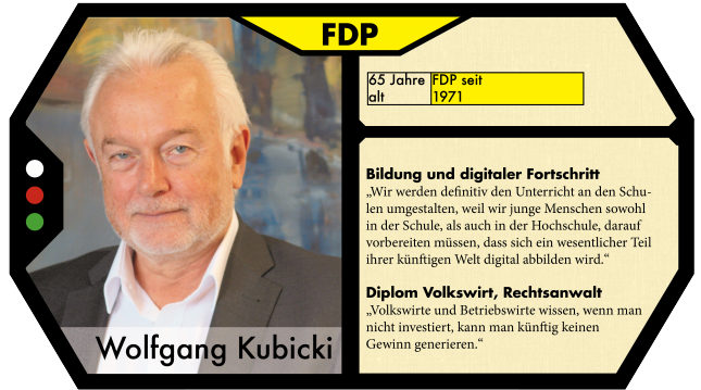 Wolfgang Kubicki ist der Spitzenkandidat der FDP zur Landtagswahl.