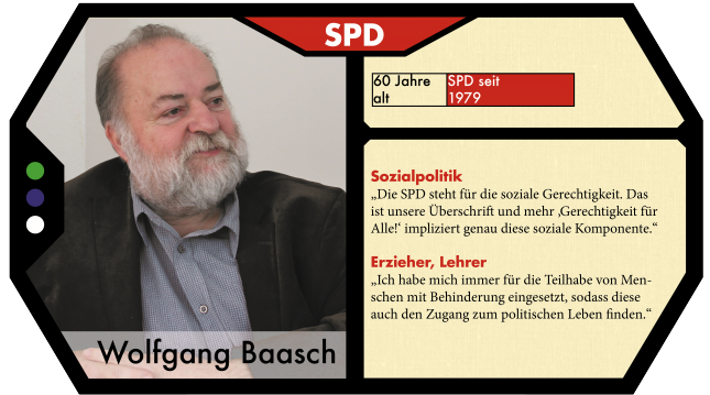 Wolfgang Baasch kandidiert für die SPD im Wahlkreis Lübeck Süd.