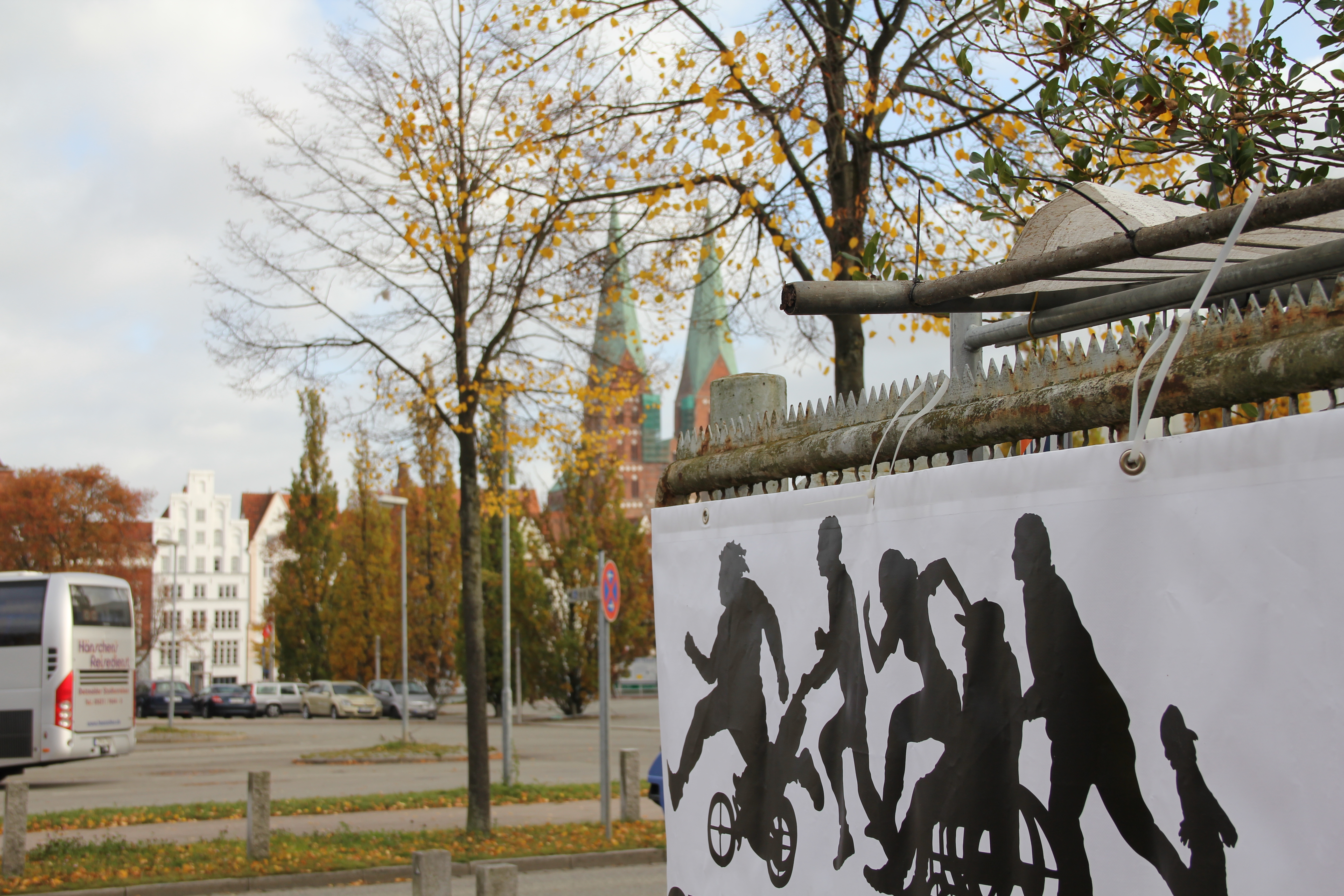 Plakat an der Walli