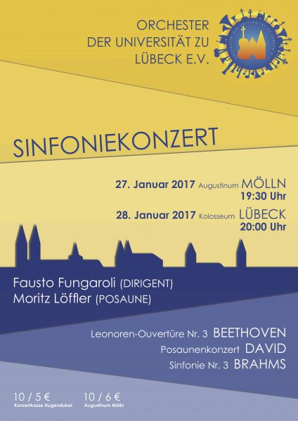 Plakat zu den Konzerten am 27./28. Januar 2017