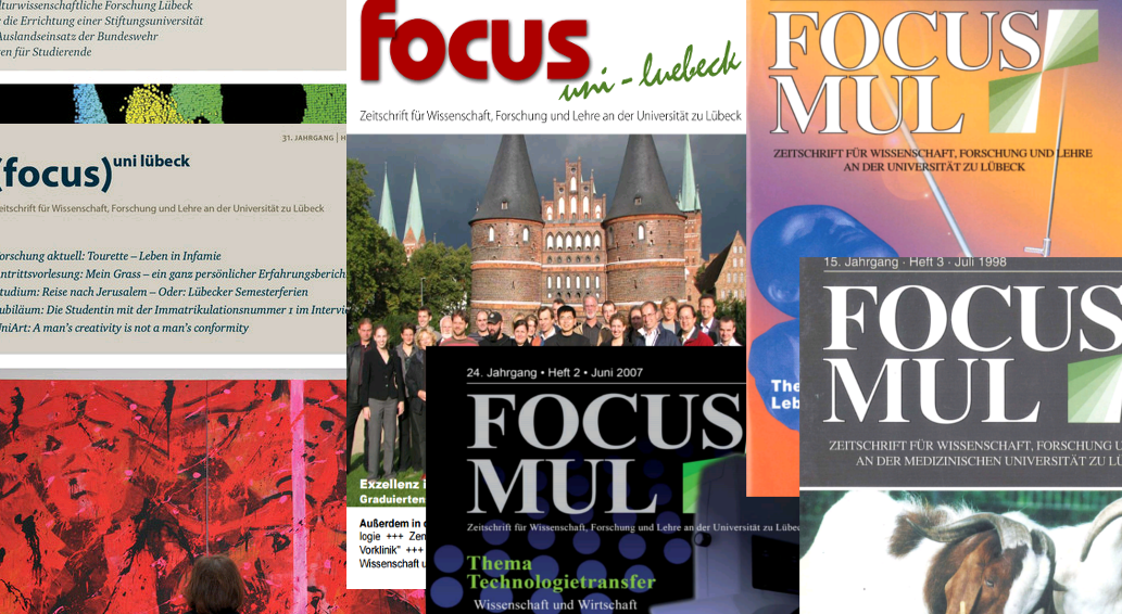 Verschiedene Ausgaben der Hoschulzeitschrifft