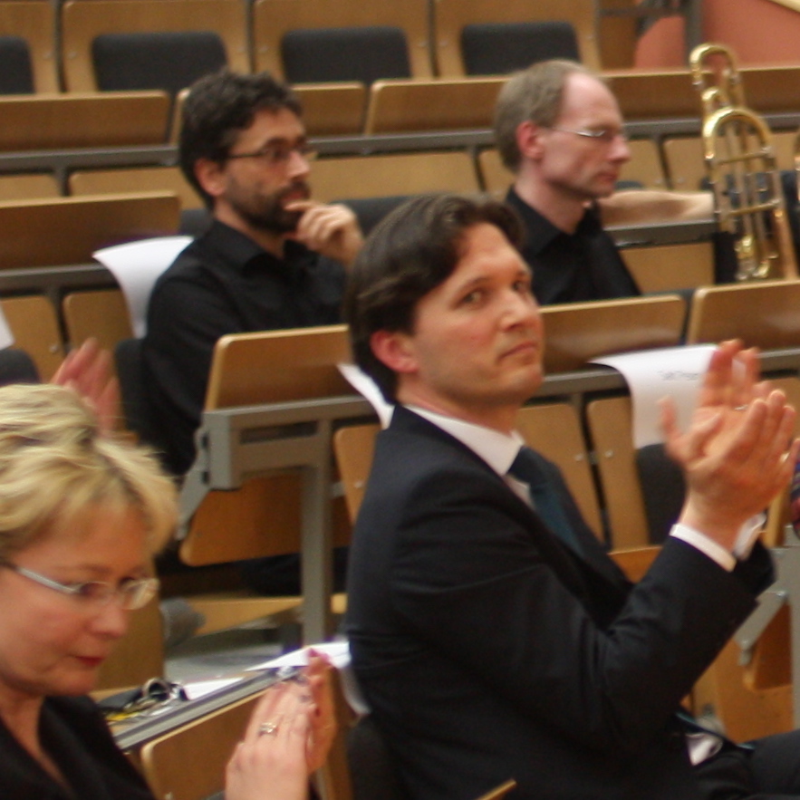 Oliver Grundei im Audimax (2014)